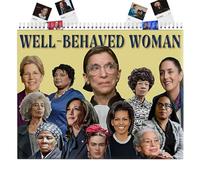 2026 Feminist Wall Calendar - “Well-Behaved Women” Empowerment Calendar, Creative Inspirational Gift for Women, Inspirational & Stylish Decor, 11x8.5''