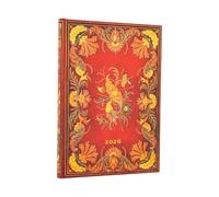 2026 Fiammetta Midi 12-month Horizontal Hardcover Flexi Dayplanner 2026 (Elastic Band Closure)