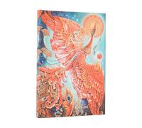 2026 Firebird (Birds of Happiness) Mini 18-month Horizontal Hardcover Flexi Dayplanner 2025-2026 (Elastic Band Closure)