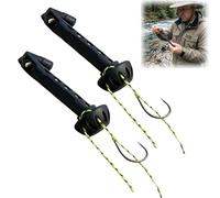 2026 Fly Fishing Magnetic Fly Threader, Universal Knot Helper Knot Assist for Threading Hooks, Fishing Anglers Tippet Threader, Magnetic Fly Roost,Make Flys Tying Simpler for Anglers Gift (2pcs)