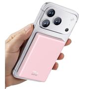 2026 for iPhone Magsafe Power Bank 10000mAh, Ultra Slim Magnetic Power Bank Fast Charging, Wireless Battery Portable Charger, 20W Powerbank Compatible iPhone 17/16/15/14/13/12 Pro Max Plus Mini,Pink