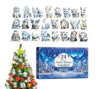 2026 for the Christmas Season 2D Flat Fantasy Ornaments | Fantasy Animal Ornaments for Christmas Countdown for Home Living Room Bedroom Indoor Outdoor