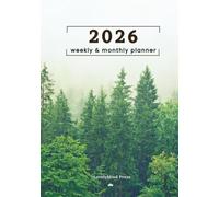 2026 Forest Themed Large Monthly & Weekly Planner: A Zen-Inspired Organizer with Calming Nature Theme, Natural Wonder Design, Gentle Wildlife Aesthetic, and Spacious Layouts for Mindful Planning