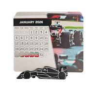 2026 Formula 1 Racing Calendar, Formula 1 Desk Calendar 2026, Race Desk Calendar With Full Schedule, Motorsport Gifts For Men, Sports Car Racing Presents For Him, Desktop Decoration For Home Office
