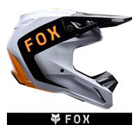 FOX V1 Noble MX Helmet Black/WhiteL Black,White