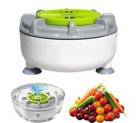 2026 Fruit and Vegetable Washing Machine - Portable Rechargeable Automatic Fruit & Veg Washer with Ultrasonic & Vortex Tech, Waterproof Cleaner for Fruits & Vegetables (Plug-in Model)