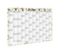 2026 Full Year Wall Calendar Large Format Paper Folded Design for Annual Planning and Home Decoration (White3, 74x52cm)