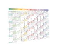 2026 Full Year Wall Calendar Large Format Paper Folded Design for Annual Planning and Home Decoration (White2, 74x52cm)