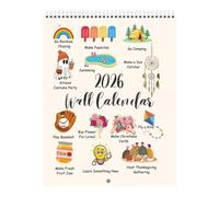 2026 Fun Activity Wall Calendar: Ditch Boring Days - Turn 365 Days Into Tiny, Joyful Rituals, 12 Month Activities Planner List Wall Calendar, Bucket List Calendar for Home Office (1 PC)