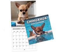2026 Funny Dog Planning Calendar: Twelve Month Organizer, Cute Puppy Photography Wall Decor, Student Teacher Office Hours