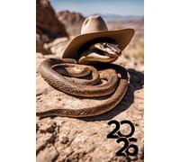 2026 Funny Western Cowboy Snake Weekly Planner: 6" x 9" Inches Monthly Daily Calendar