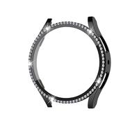 2026 Galaxy Watch 6 40mm Protective Frame with Sparkling Crystal Stones Durable PC Material, black, A