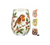 2026 Garden Morning Bliss Glass Tea Cup,Hummingbird Floral Clear Embossed Glass Cup,Aesthetic Decorative Glas s Cups,14oz Nature Bird Flower Mug for Tea Coffee Iced Drinks,Gift for Mom GardenLovers