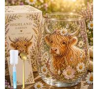 2026 Garden Morning Bliss Glass Tea Cup, Hummingbird Morning Bliss Glass Tea Cup, 14oz Dash Pink Lady Clear Embossed Glass Cup for Tea Coffee, Gift for Bird Lovers Tea Lovers (#D)