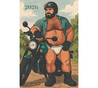 2026 Gay Bear Agenda: Intimate Bear in Briefs by the Window Queer Beefcake Weekly Organizer with Positive Affirmations