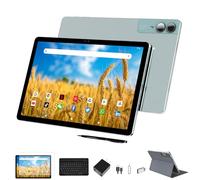 2026 Gemini AI 11 inch Android Tablet 2000 * 1200 2K Display 2 in 1 Tablets, T616, 18GB RAM+128GB ROM+1TB Expand, 5+5+13MP Camera, 9000mAh, 4 Speakers, 5G WiFi, Tablet With Keyboard, Stylus, Case