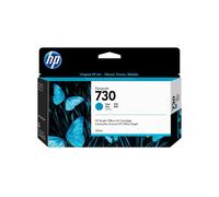 2026 Genuine HP 730 Cyan Ink 130ML P2V62A Designjet T1600 T1700 T2600 (INC VAT)
