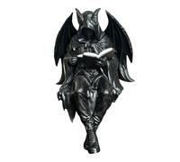 2026 Gothic Dark Fantasy Figure,Gothic Dark Mystery Reading Figurines Versatile Display Accent Retro Detailed Craftsmanship for Halloween Bookshelf Ornament for Home, Desk & Shelf Display