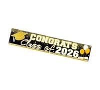2026 Graduation Banners Large Size for 2026 Ceremonies School Event and Group Photos Backdrop Decorations Stylish Decor
