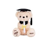 2026 Graduation Bear with Gift Box, Graduation Bear with Diploma,Plush Graduation Stuffed Animal Gifts for Kindergarten, High School & College Class of 2026(B)