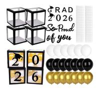 2026 Graduation Decorations, Balloon Bow, Letter Boxes and Table Centerpieces - High School Graduation Decorations | For High School and University Outdoor Porch and Home in the Sall