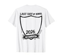 2026 Graduation Leavers Tee Autograph My T-Shirt