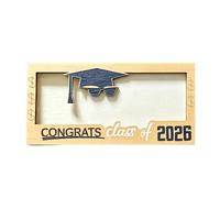 2026 Graduation Money Holder | Wooden Funny Grad Envelope Keepsake Box,Congrats Grad Decorations,for High School University College Meeting Party Favor Home Dorm Class Indoor Outdoor