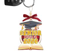 2026 Graduation Ornament | 2D Acrylic Graduation Souvenirs, High School Graduation Decorations, for Classroom, Home, Christmas Tree, Fireplace, Car, Door