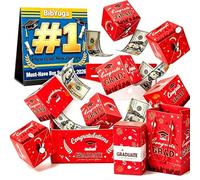 2026 Graduation Surprise Explosion Gift Box, Creative DIY Surprise Pop Up Gifts Box Graduation Money Box with Confett Empty Fillable Candy Bouquet Memorable Present for Graduation Party (Red-10pcs)