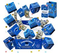 2026 Graduation Surprise Explosion Gift Box, Pop Up Money Explosion Gift Box Graduation, DIY Bouncy Confetti Card, Creative Memorable Present for High School College Class Celebration (#A,6Layer)