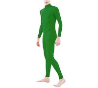 2026 Halloween Costume Christmas Cape Costume, Halloween Cosplay, Full Body Suit for an Immersive Trick or Experience (Green, L)