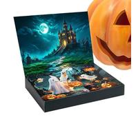 2026 Halloween Countdown Calendar,24 Days Ghosts Collectible Toy | Scary Themed Countdown Calendar - for Halloween Kids Adults Families Holiday Party Offices Home Room Bedroom Window School Dormitory