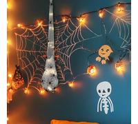 2026 Halloween Decorative Hanging Decorations with Luminosity for Atmospheric Interior Lighting, Ideal Egg Bag Set as Home Accessory for Festive Parties, 3 Pieces (B, 68 cm)