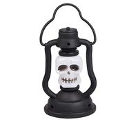 2026 Halloween Decorative Skull Halloween Night Light with Automatic Colour Change for Cosy Soft Twilight Light Sets Atmospheric Accents in Rooms (Multicoloured, One Size)