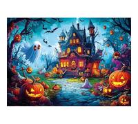 2026 Halloween Puzzle A Creepy Night Sky For Teenagers And Adults Providing A Challenging And Terrifying Experience For Puzzle Enthusiasts Of All Ages. (Black, 70x50cm)