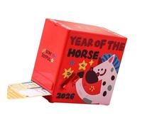 2026 Hand Operated Mechanical Desk Calendar with Cartoon Auto Discipline Trackers and Stick Note for Daily Planning Student Planner