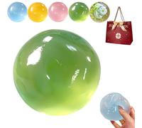 2026 Handmade Coconut Oil Squishy Ball,TPR Soft Handcrafted Crystal Ball Squishy Toy,Ultra-Soft & Non-Sticky,Slow-Rising Texture,Lightweight and Portable,Improving Focus, Reusable (Green)