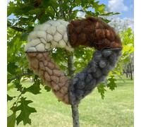 2026 Handmade Fiber Bird Nesting Heart, Birds Nests Material Holde Heart Shape Hummingbird Nester Houses Design for Bird-keeping, Wild Birds Home Garden Yard Patio Outdoor Indoor Decor