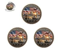 2026 Handshake that Shook the World Challenge Coin,Limited Edition Double Sided Commemorative Coin, 3D High Relief Commemorative Coins with Dragon & Eagle Design, Gift for Collectors (A#,3)