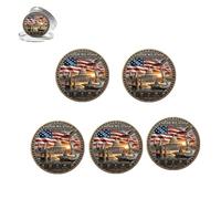 2026 Handshake that Shook the World Challenge Coin,Limited Edition Double Sided Commemorative Coin, 3D High Relief Commemorative Coins with Dragon & Eagle Design, Gift for Collectors (A#,5)