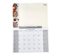 2026 Hanging Wiro Memo Board Wall Calendar Family Organiser With Pen - CUP CAKE (Design No. 8)