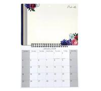 2025 Hanging Wiro Memo Board Wipe Off Pen Planner Wall Calendar, Family Organiser, Spiral Month to View (Sweet Treats)