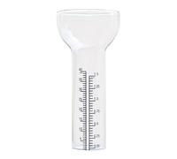 2026 High-Quality Rain Gauge with Precise Measuring Scale for Exact Rainfall Measurement Outdoor (White3, 17.5 cm)