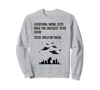 2026 Hold My Beer Funny Alien Invasion Sci-Fi Sweatshirt