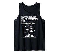 2026 Hold My Beer Funny Alien Invasion Sci-Fi Tank Top