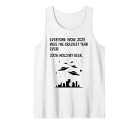 2026 Hold My Beer Funny Alien Invasion Sci-Fi Tank Top