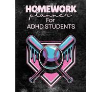 2026 Homework Planner For ADHD Students: A Dated Assignement Log For Elementary, Middle, And High School