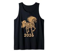 2026 Horse Year Chinese Zodiac Feng Shui Horoscope Symbol Tank Top
