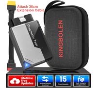 2026 HOT KINGBOLEN Ediag Elite Lifetime Free Update Car Diagnostic Tools All System 15 Resets Bi-directional Test Auto Scanner OBD2 with 36cm Extension Cable