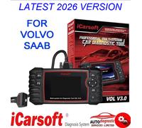 2026 iCarsoft VOL V3.0 For VOLVO SAAB Diagnostic Scan Reset Tool ABS SRS AIRBAG